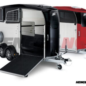 Ifor Williams HBX511 hestehenger m. frontutlasting SORT