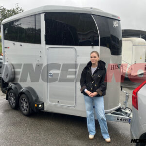 Ifor Williams HBX511 hestehenger m. salkammer SILVER