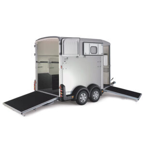 Ifor Williams HB511 hestehenger m. frontutlasting SØLV