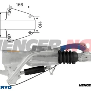 Påløpsbrems BPW ZAF 1,6-3; ZAF 1,5-2; 750-1500Kg
