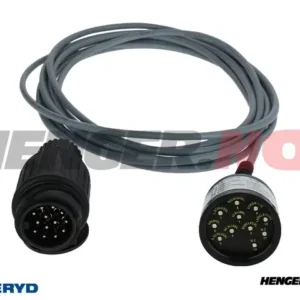 Tester for tilhengerkontakt 13-ledere 4m kabel m diodlamper (Virker ikke till Canbus system)