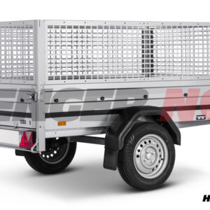 Grindsett 1160x2040x500mm. Med løse ben, komplet til Brenderup1205s fra 2018 >