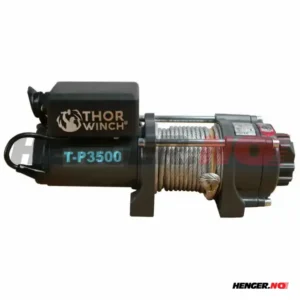 EL-vinsj 1588 Kg 12V Thor Winch T-P3500, wire: Ø5,4mm x 13m