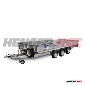 Ifor Williams LM147 varehenger 3-akslet 3500kg LED