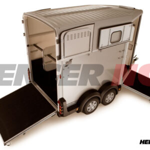 Ifor Williams HB506 hestehenger m. frontutlasting SØLV