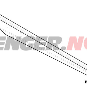 Dragvange venstre 1500kg for Brenderup 3205, 3250, 3251