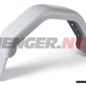 Skjerm 185x660mm høyre grå plast, med skvettlapp. Monteringssett for skjerm 1002774 ( medfølger ikke )