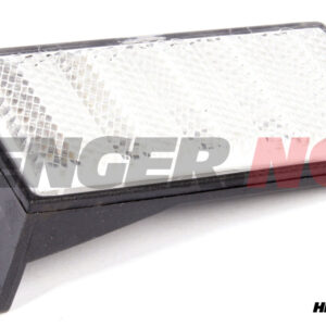 Refleks Hvit 76x34mm selvklebende med holder