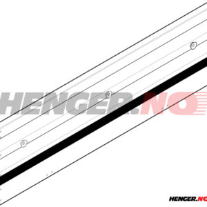 Framvegg 350mm for 1170/1205/3150-henger fra 2015 >