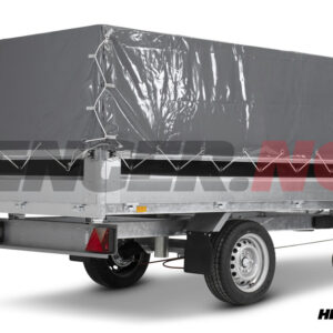 Presenning for nettinggrinder 1500x2660x520mm Mørk grå, for Brenderup 4260 fra 2020->
