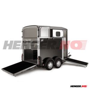 Ifor Williams HB511 hestehenger m. frontutlasting SORT