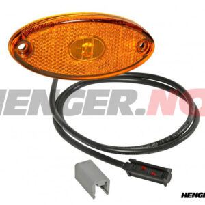 Sidemarkeringslys Aspöck Flatpoint II LED med 1000 mm kabel