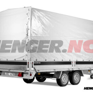 Høy presenning 150 cm 2040x5170x1500mm grå for kapell Brenderup 5520W, 6520
