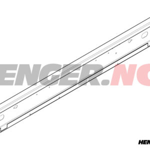 Lystavle list uten lamper 1468mm for 14-15 fots båthengere