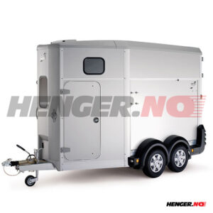 Ifor Williams HB511 hestehenger m. innebygget salrom SØLV
