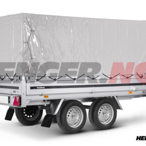 Høy presenning 83 cm 1500x2580x830mm grå for kapell 3250, 3251
