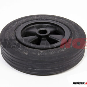 Hjul til nesehjul 200x50mm massiv gummi med plastfelg