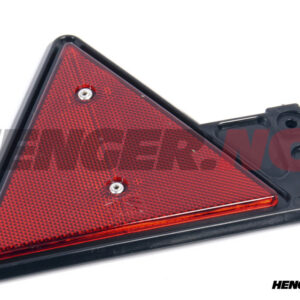 Refleks 150x150mm venstre med gummi holder