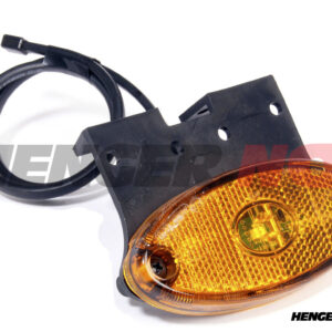 Sidemarkeringslys Aspöck Flatpoint II LED med brakett og 250 mm kabel
