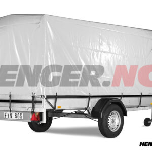 Høy presenning 120 cm 1280x2580x1200mm grå for kapell Fogelsta L-serien