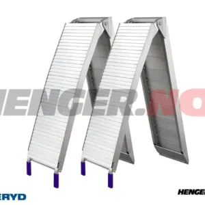 Kjøreramper aluminium 2060x310mm,foldbar: 1100x310mm, 680 Kg/par (2-pack)