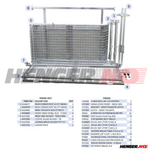 Grindsett til Ifor Williams TT3017