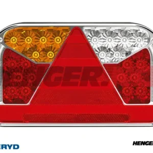 LED Baklys SCANDI-170 Venstre 240x140x55 12/24V refleks, skilt-, tåke- og ryggelys. inkl 90cm kabel