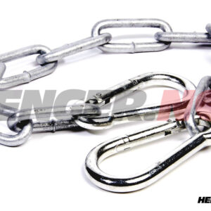 Sikkerhetskjetting med 2 karabiner, for ubremsede hengere.