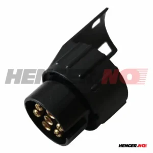 Adapter 7/13-pol, kort   (gammel bil og ny henger )
