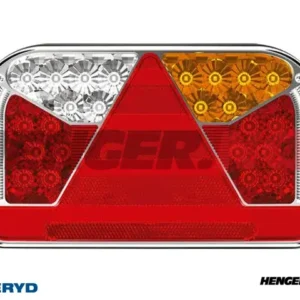 LED Baklys SCANDI-170 Høyre 240x140x55 12/24V refleks, skilt-, tåke- og ryggelys. Bajonettilslutning