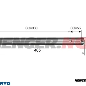 Dragrør Al-Ko 200SR, 200SR/1 utf. B, Ø 40mm