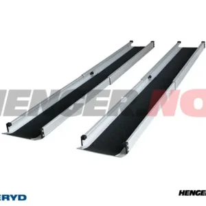 Kjøreramper i aluminuim 1520x189mm, foldbar: 835mm, 272 Kg/par (2-pack)