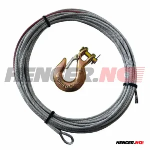 Vinsjwire Ø9,2mm x 26m til Thor Winch T-9500, 4309Kg. med krok