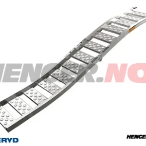 Kjørerampe i aluminium 2290x330mm,foldbar: 1170x330mm, 340 Kg