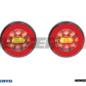 LED Baklys SCANDI-110 Høyre og Venstre 140x50,5 12-24V inkl. 1m kabel (2-pack)