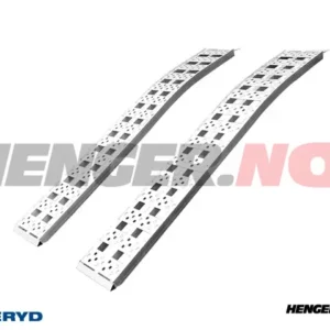 Kjøreramper i aluminium 2330x280mm, 1360 Kg/par (2-pack)