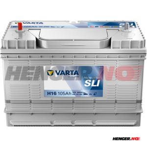 Varta forbruksbatteri H16 105AH 800CCA