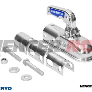 Kulekobling 1200 kg Uni Korset/horisontell hullbilde, Runt rør 35-40-45-50mm; CC=40/54mm