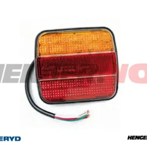 LED Baklys 4-funksjonelle Ajba Høyre/Venstre, 12/24V 105x95x28mm