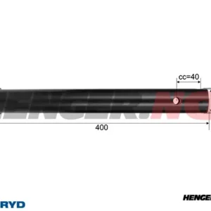 Dragrør Knott KF 7,5 - KF 20 / GTA 0,75 - GTA 2,1; Ø 45mm