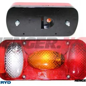 Baklys Aspöck Midipoint II (Reko) H/V 218x98x57 med ryggelys og skiltlys