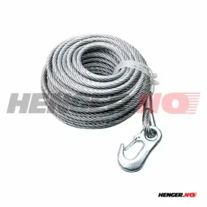 Vinsjwire Ø7,0mm x 25,0m ALKO OPTIMA 1201, 1150Kg. med krok