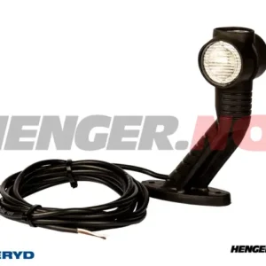 LED Breddemarkeringslykt Aspöck Superpoint III 180x120x56mm Høyre/Venstre, rød/hvit/gul, 4m kabel