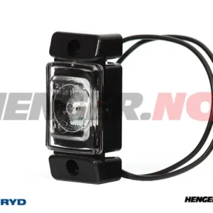 LED Posisjonslys WAS 72x32x23 hvit 220mm kabel