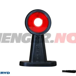 LED Sidemarkeringslykt WAS Høyre/Venstre 135x89x49 rød/hvit 270mm kabel