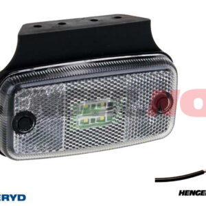 LED Posisjonslys Valeryd 110x75x30 hvit 12-30V med refleks inkl. 450mm kabel