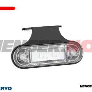 LED Posisjonslys Valeryd 78x46x18 rød 12-30V med refleks inkl. 450mm kabel