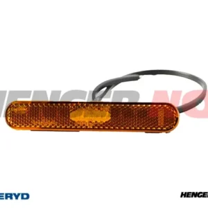 LED Sidemarkeringslys Valeryd gul med refleks 12-36V 0,5m kabel selvklebende