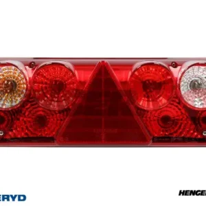 Baklys Aspöck Europoint II Venstre 426x154x85mm refleks, tåkelys, 7 leder. ASS2