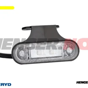 LED Posisjonslys Valeryd 78x46x18 gul 12-30V med refleks inkl. 450mm kabel